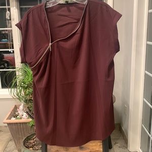 Express burgundy blouse. Size medium. Excellent condition